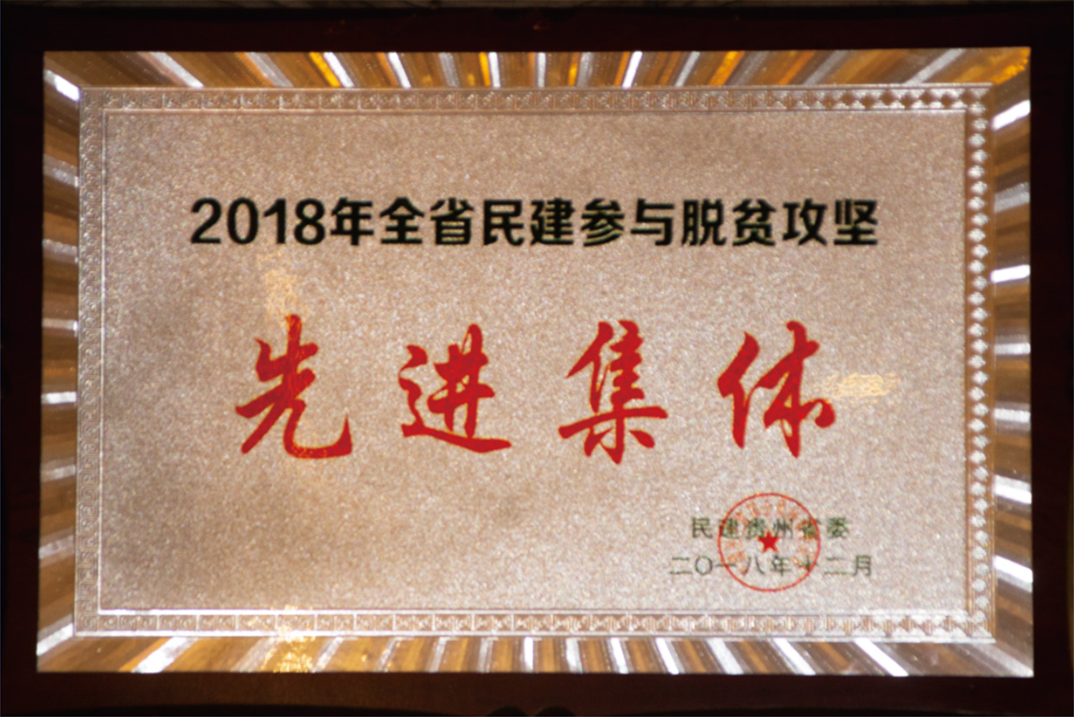 2018年全省民建參與脫貧攻堅先進(jìn)企業(yè)